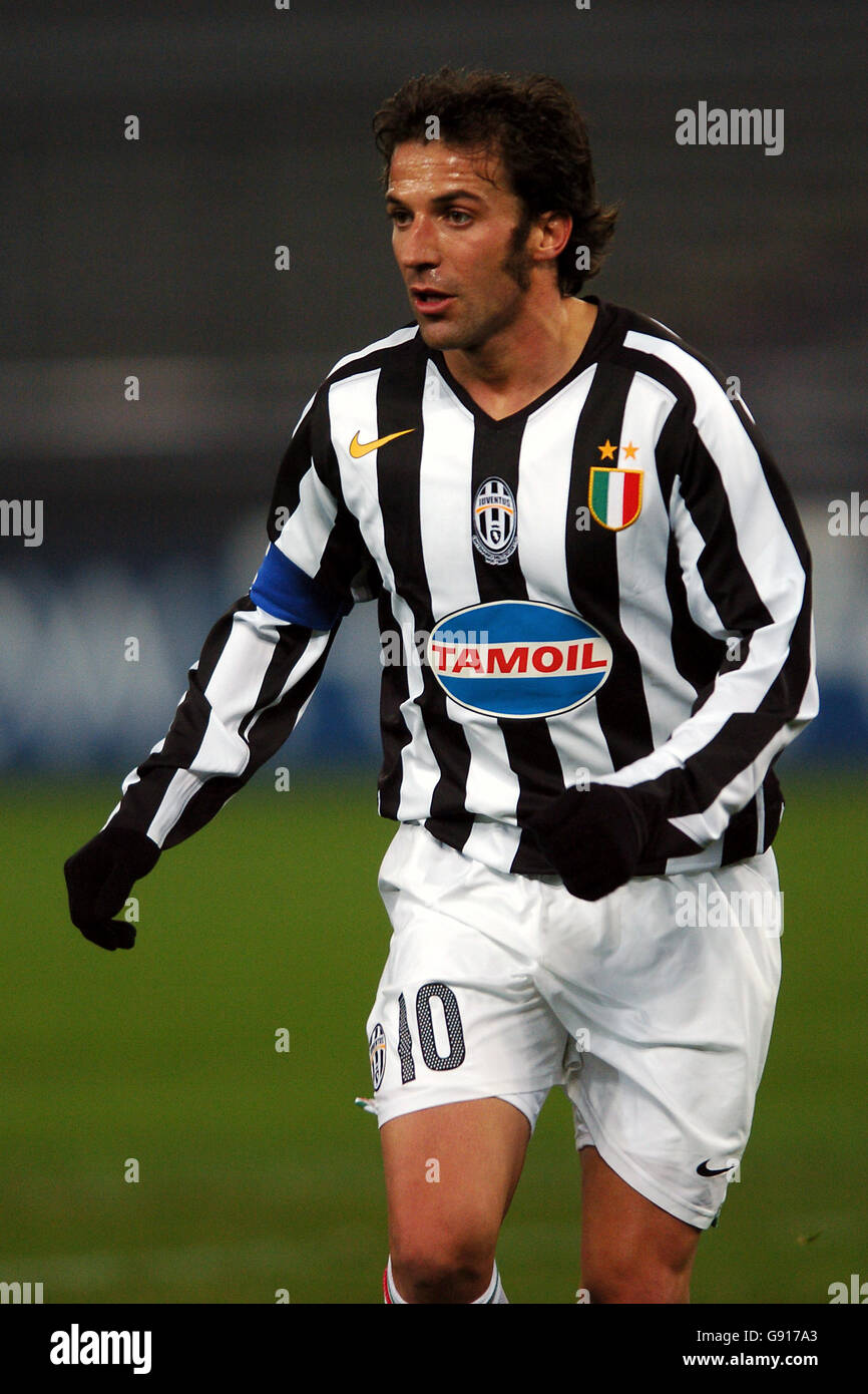 Soccer - UEFA Champions League - Group A - Juventus v Club Brugge - Stadio Delle Alpi. Alessandro Del Piero, Juventus Stock Photo