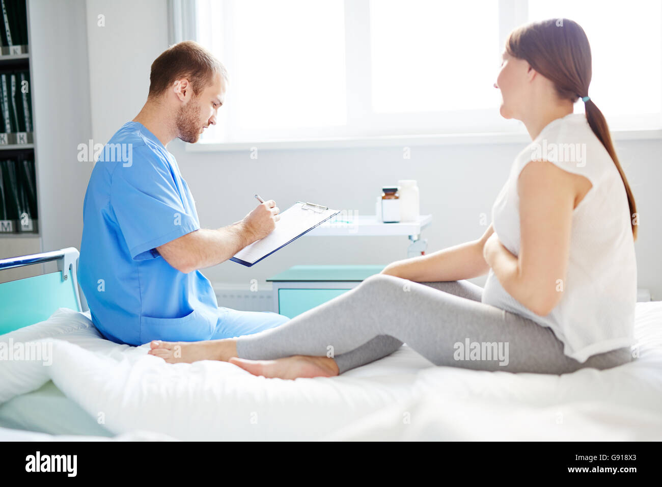 Obstetrician at work Stock Photo - Alamy