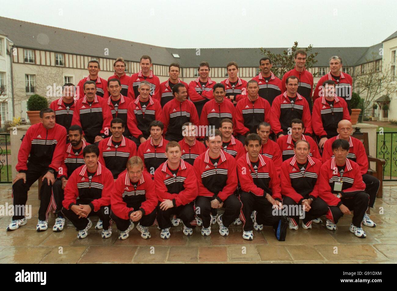 All the Referees and assistant Referees for the World Cup in France