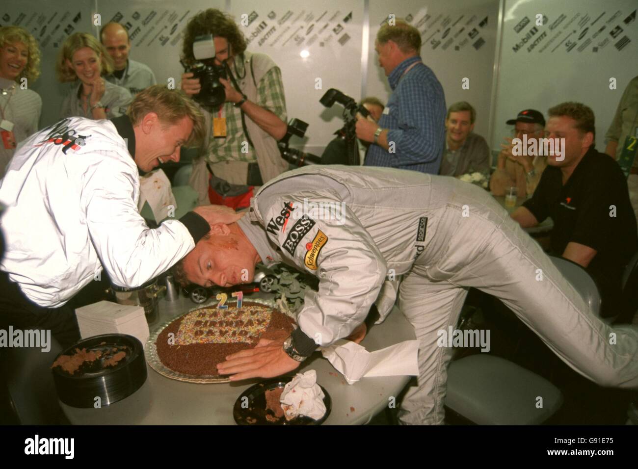 Which mika presented to him on his 27th birthday hi-res stock