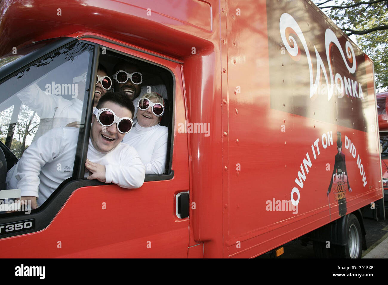 Charlie and the chocolate factory 2005 hires stock photography and