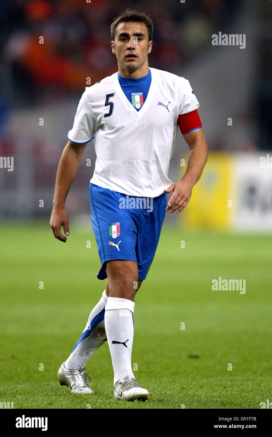 Holland v italy cannavaro hi-res stock photography and images - Alamy