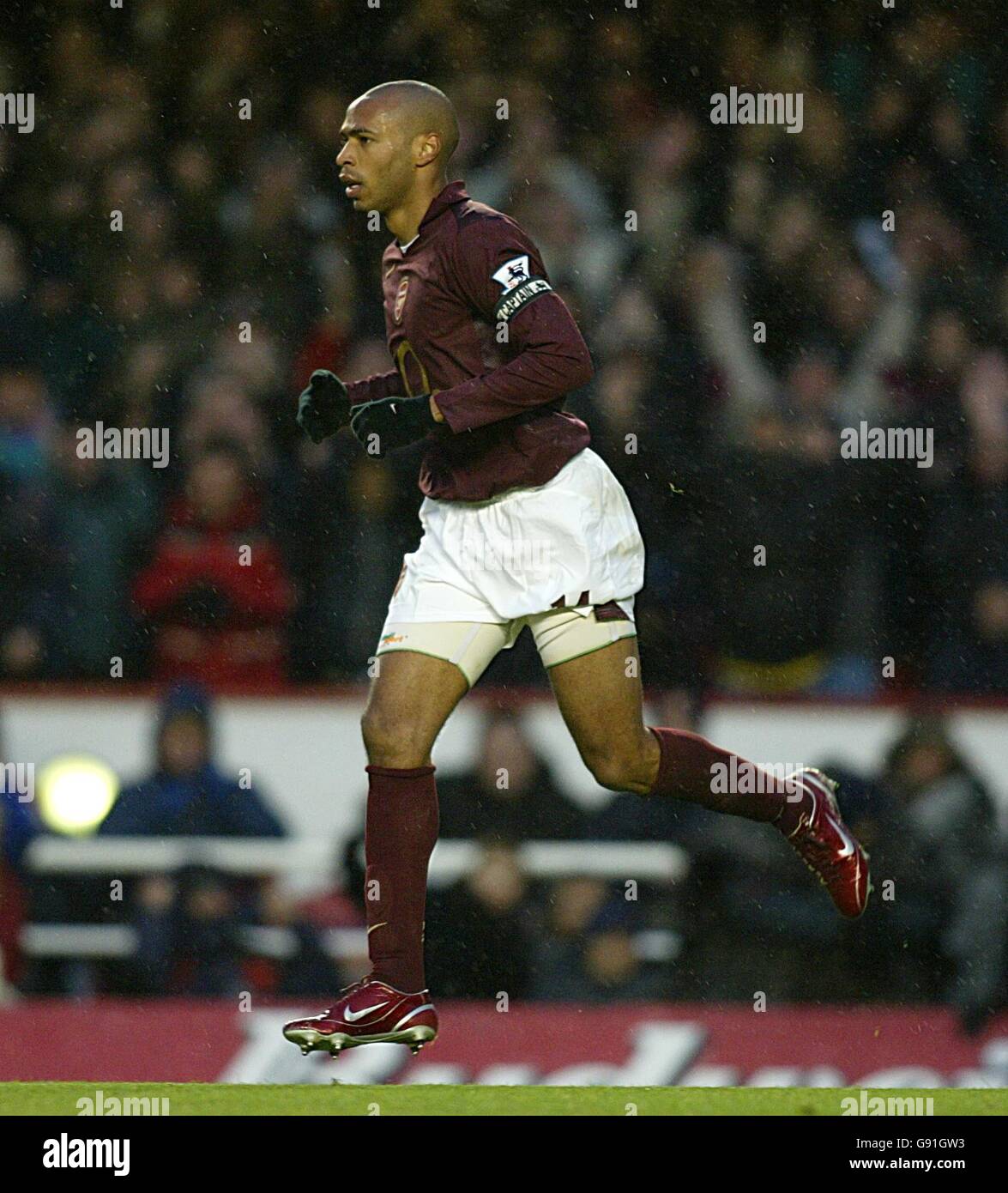 Arsenal's Thierry Henry celebrates scoring the second goal against ...