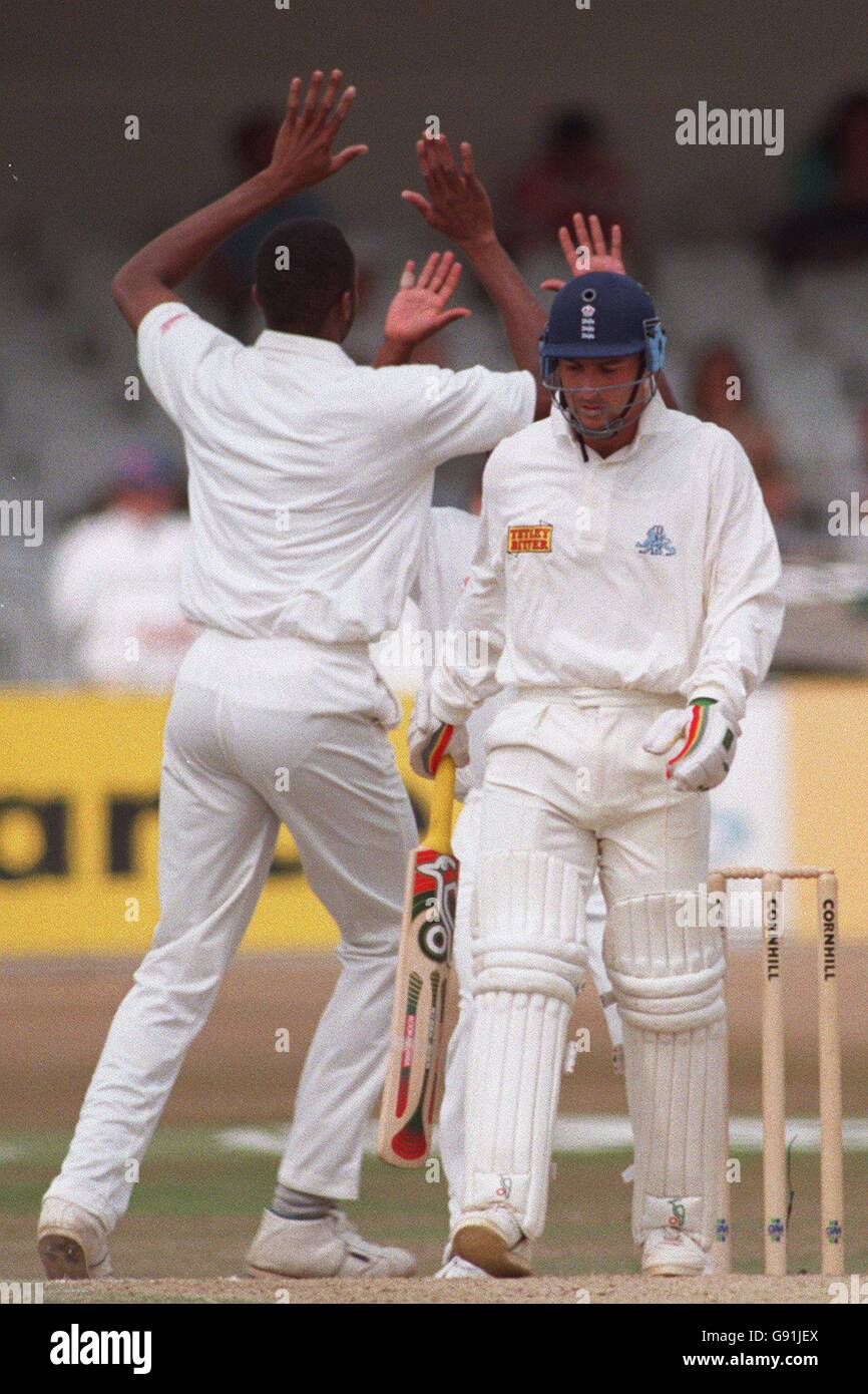 Cricket fifth cornhill test match england west indies trent bridge hi