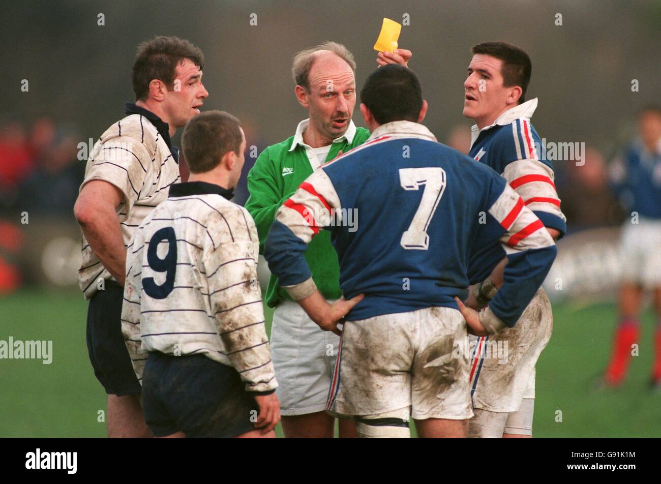 Rugby Union  - Scotland A v France A - Goldenacre, Edinburgh Stock Photo