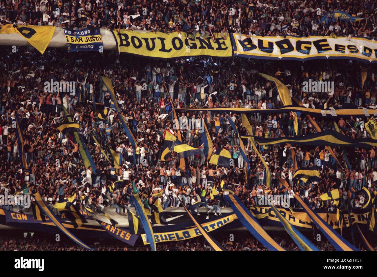 Argentine Soccer Boca Juniors V River Plate Stock Photo Alamy