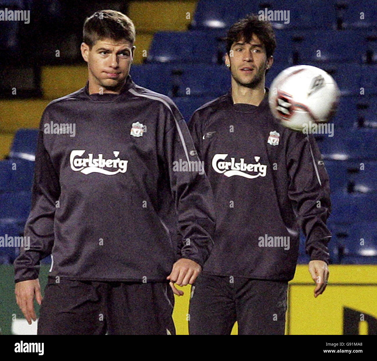 LUIS GARCIA LIVERPOOL FC ANFIELD LIVERPOOL ENGLAND 15 January 2005 Stock  Photo - Alamy