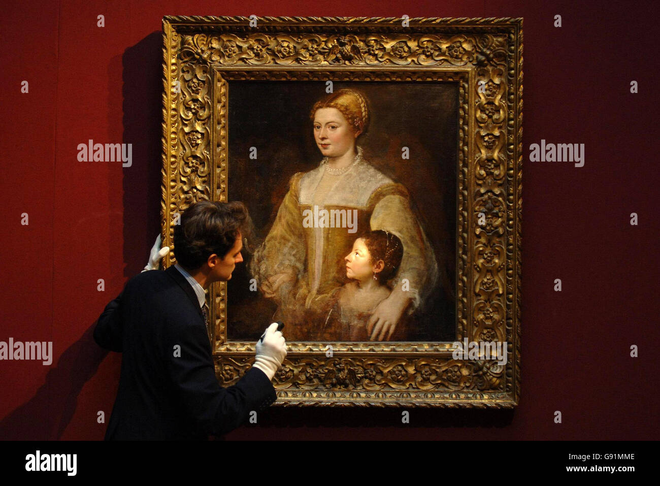 5 million at Christie's in London on Thursday. The work, which was begun in the 1550s, but never completed, has an extraordinary history. See PA Story SALE Titian. PRESS ASSOCIATION Photo. Photo credit should read: Fiona Hanson/PA Stock Photo