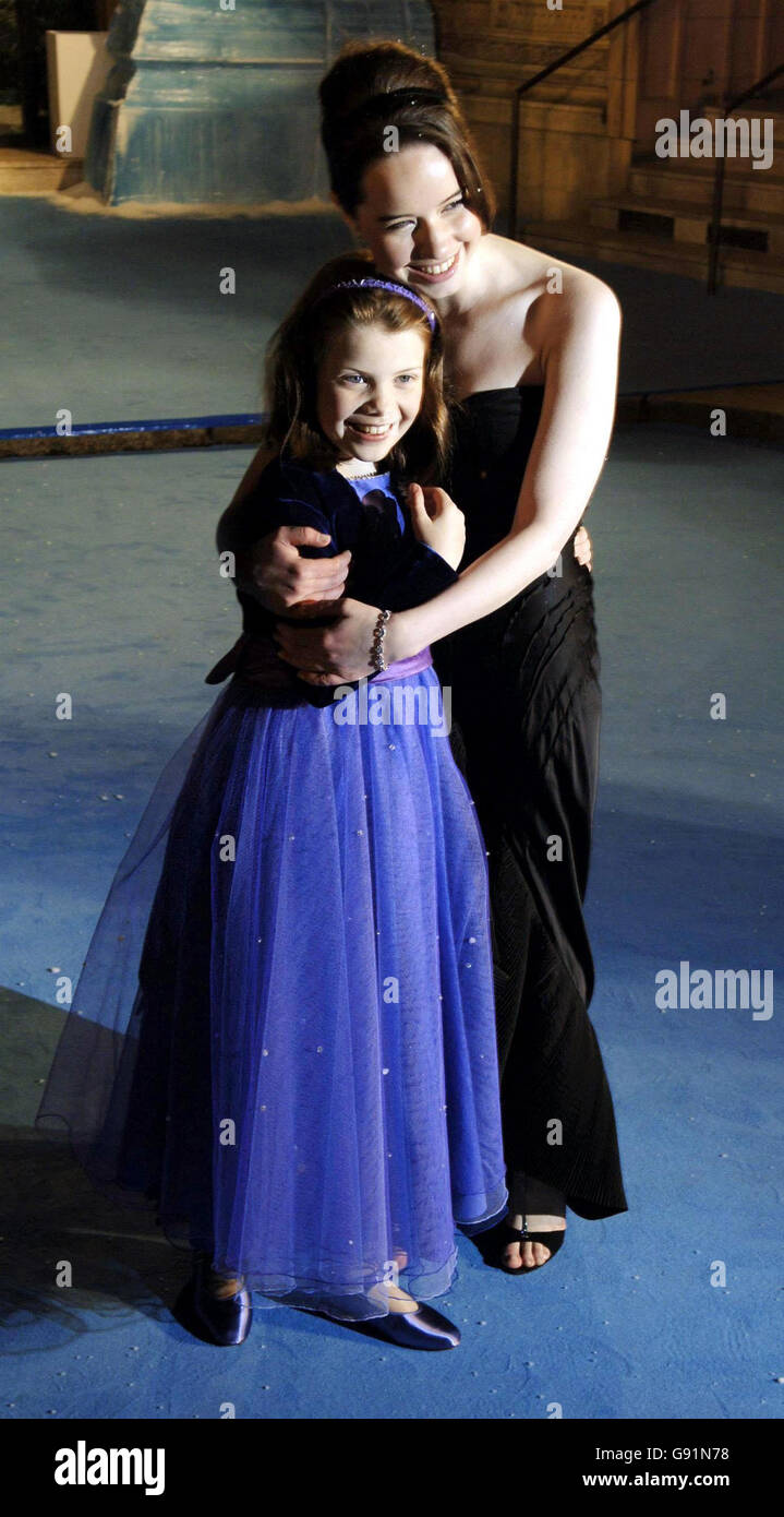 Georgie Henley (L, who plays Lucy) from Ilkley, W. Yorkshire and Anna  Popplewell (Susan) from London arrive for the Royal Film Performance \u0026  World Premiere of 'The Chronicles Of Narnia', from the, image size:719x1390