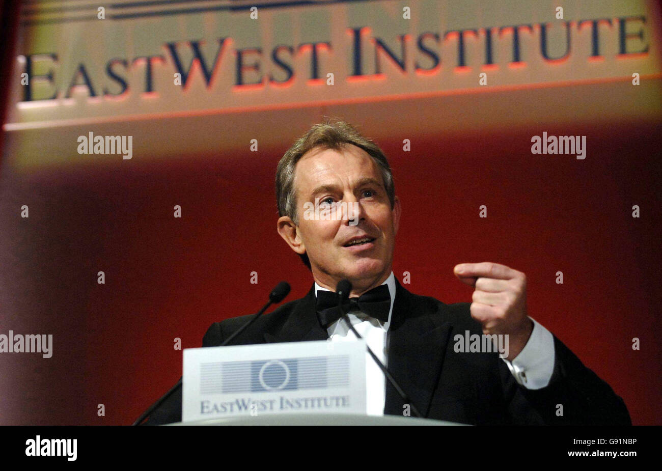 Tony Blair - EastWest Institute's 25th Annual Gala Dinner - London