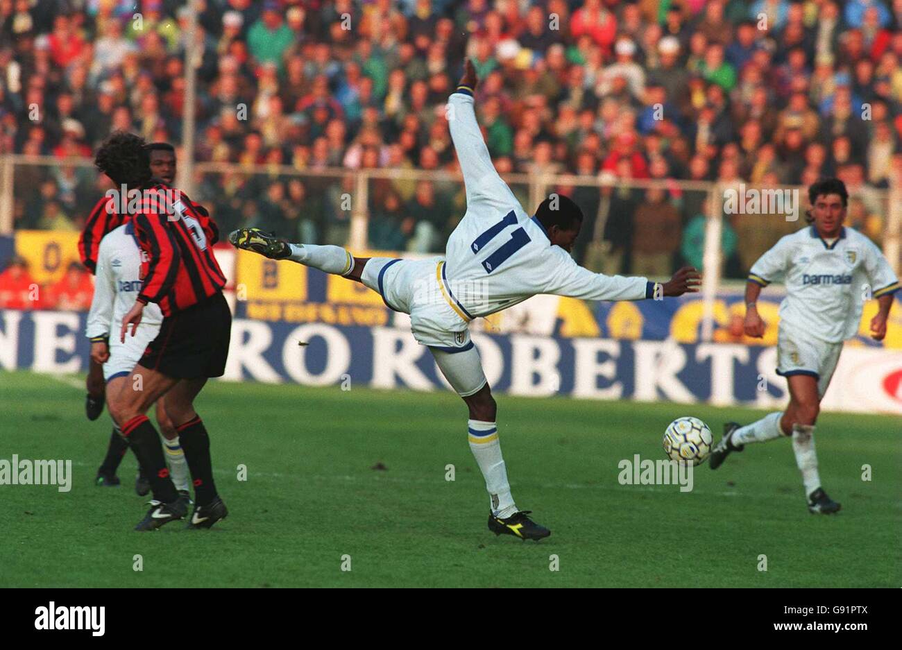 Autographe Original Faustino Asprilla – AC Parma 93/94 & Colombie (Obtenu En Personne)