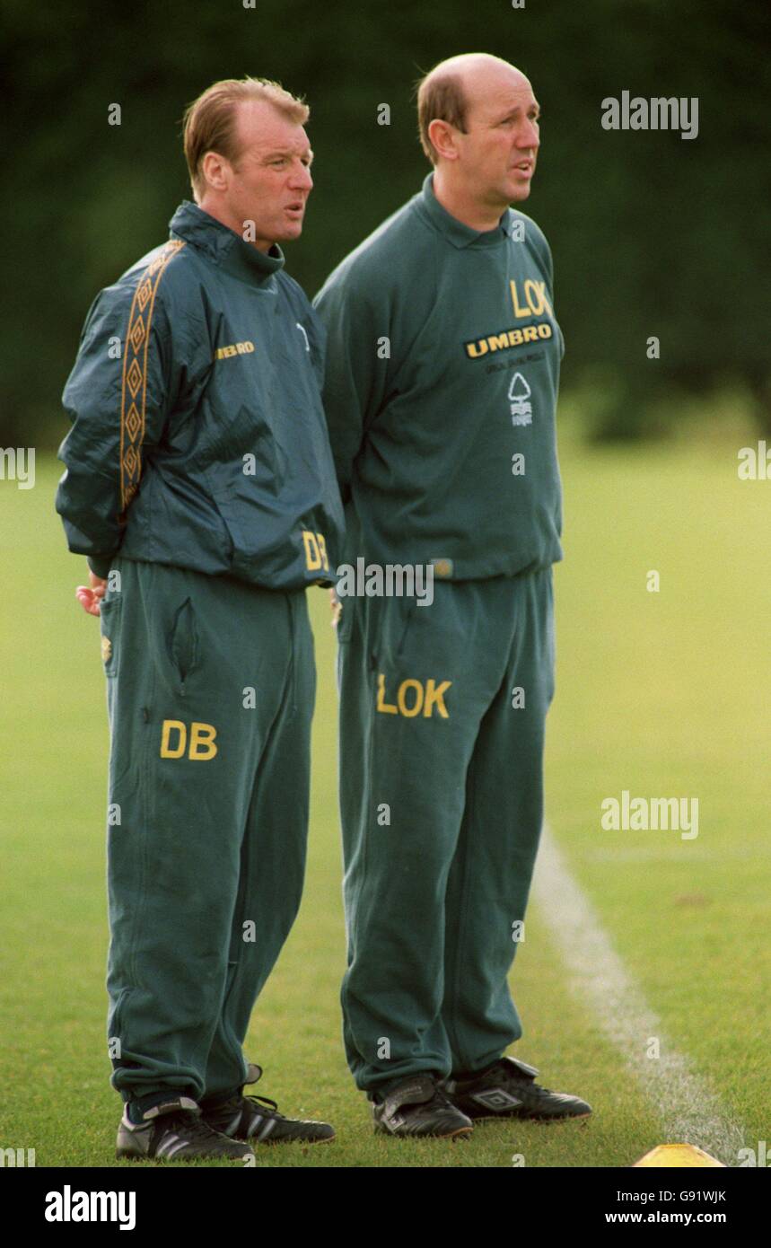 Soccer - Nationwide League Division One - Nottingham Forest training Stock Photo