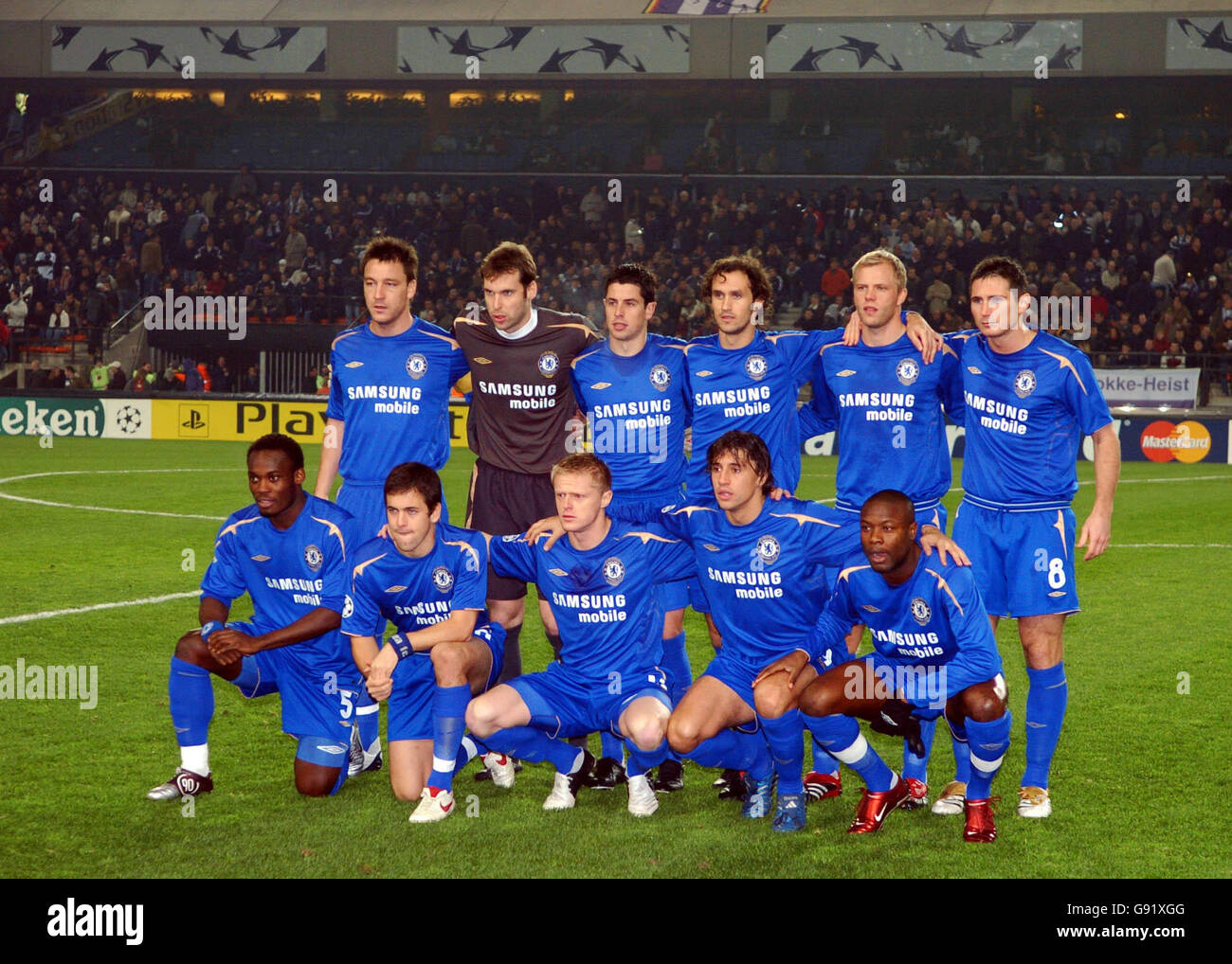Soccer - UEFA Champions League - Group G - Anderlecht v Chelsea - Constant  Vanden Stock Stadium Stock Photo - Alamy