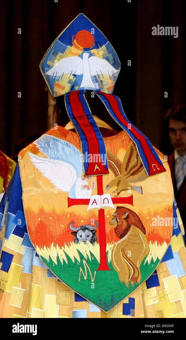 Dr John Sentamu The New Archbishop Of York Arrives At York Minster For His Enthronement 