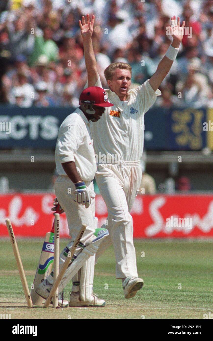 Cricket Third Cornhill Test Match England v West Indies Edgbaston