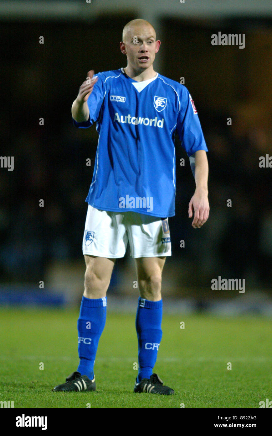Soccer - FA Cup - First Round - Replay - Chesterfield v Leyton Orient - Recreation Ground. Derek Niven, Chesterfield Stock Photo