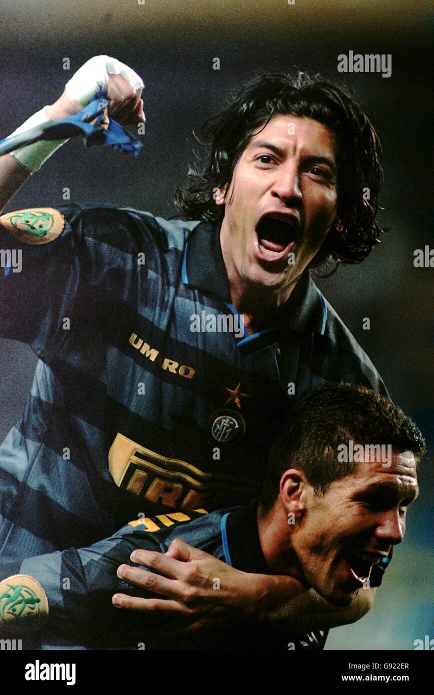 Ivan Zamorano Panini Mosaic Laliga 直筆サイン