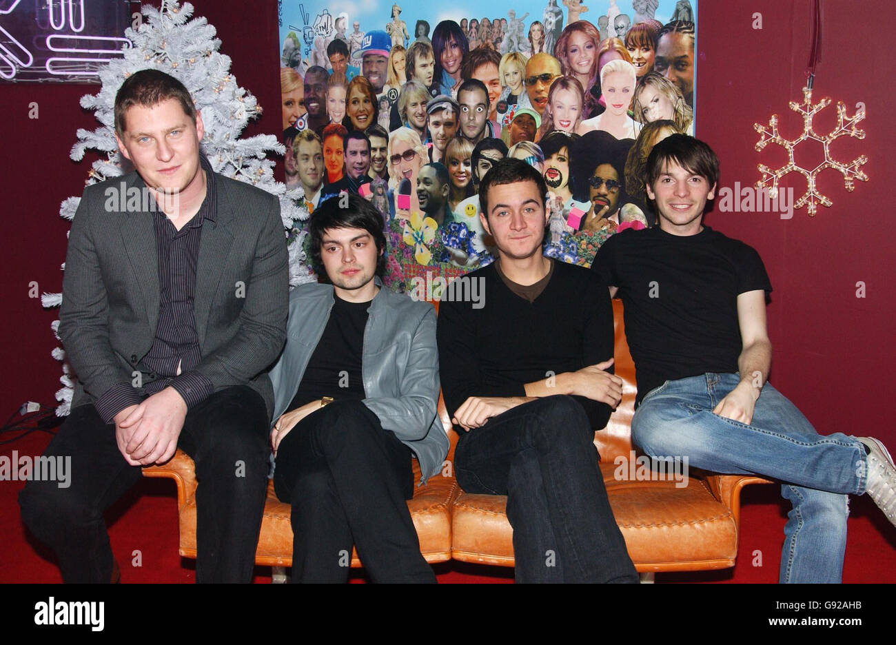 'Editors' make a guest appearance on MTV's TRL (Total Request Live) show, live from the MTV studios in Leicester Square, central London, Wednesday 14 December 2005. PRESS ASSOCIATION Photo. Photo credit should read: Anthony Harvey/PA Stock Photo