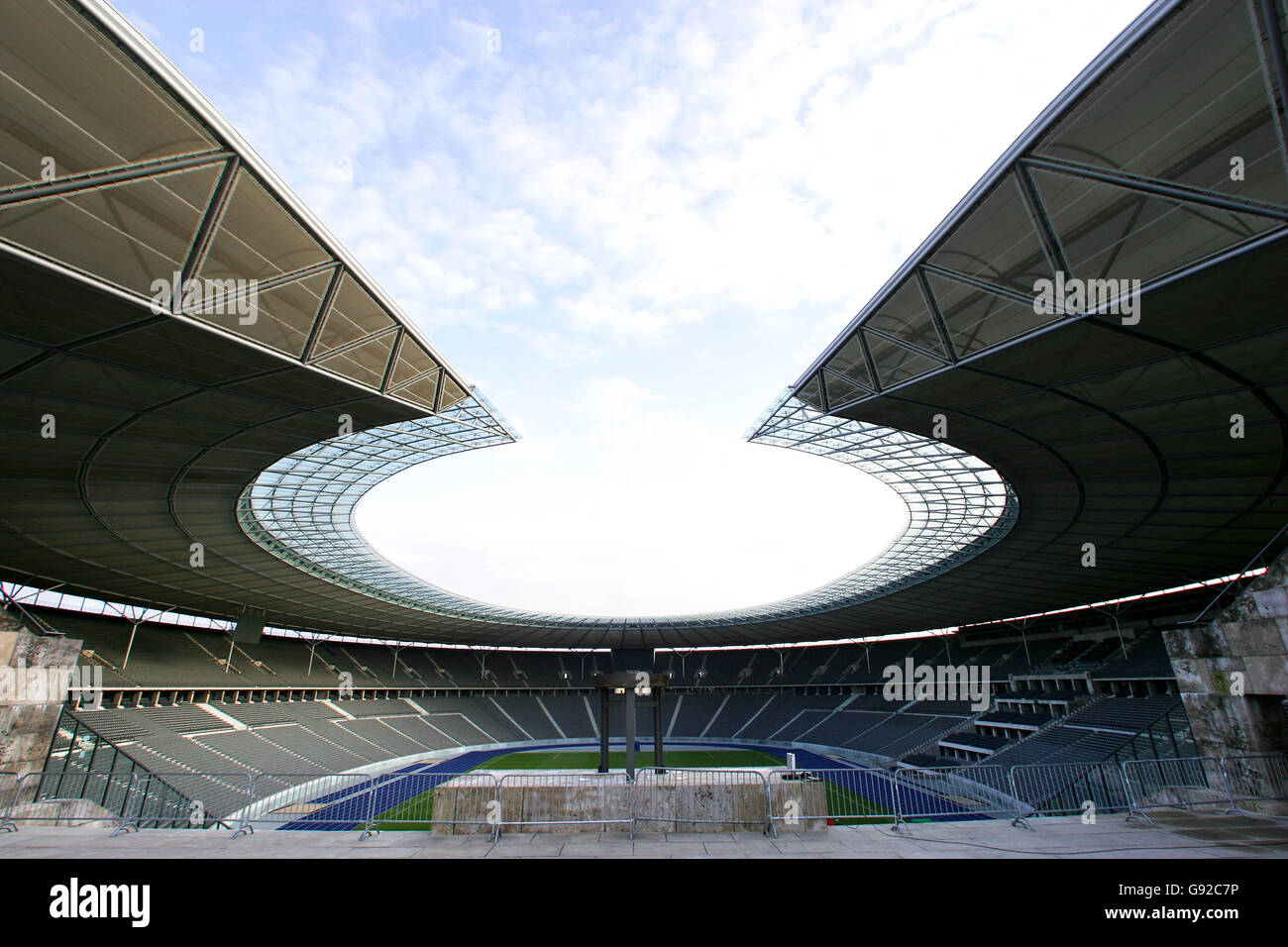 Soccer - FIFA World Cup 2006 Stadiums - Olympiastadion - Berlin Stock Photo