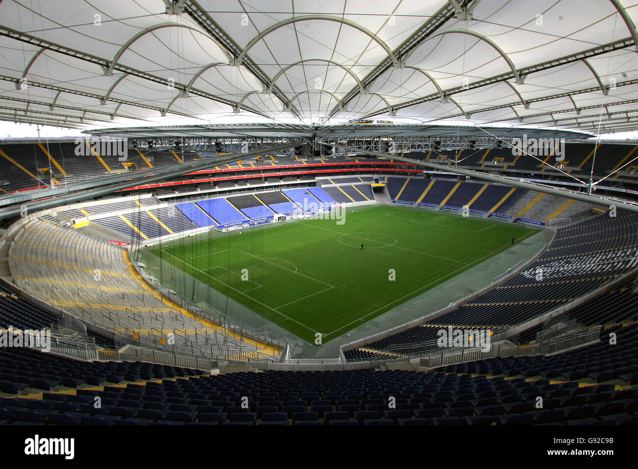 Soccer - FIFA World Cup 2006 Stadiums - Commerzbank-Arena - Frankfurt. General view of the Commerzbank-Arena Stock Photo