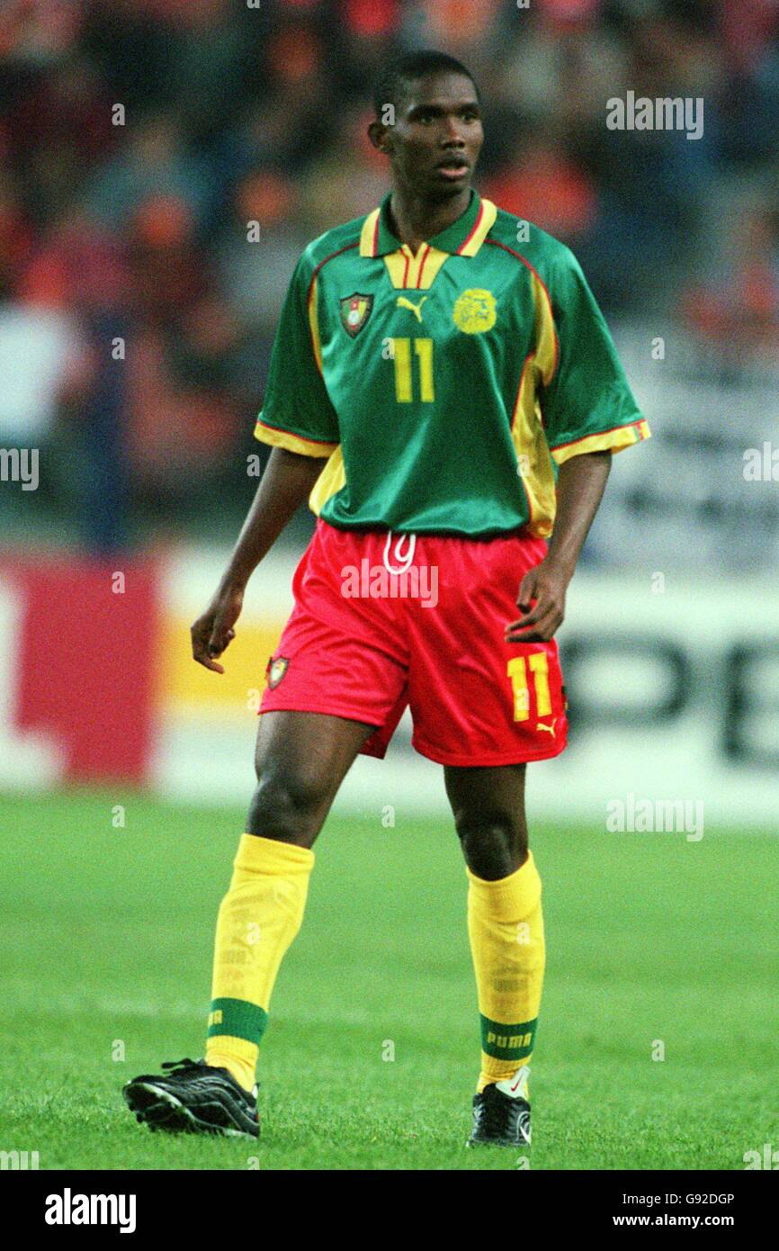 Soccer - Friendly - Holland v Cameroon. Samuel Eto'o, Cameroon