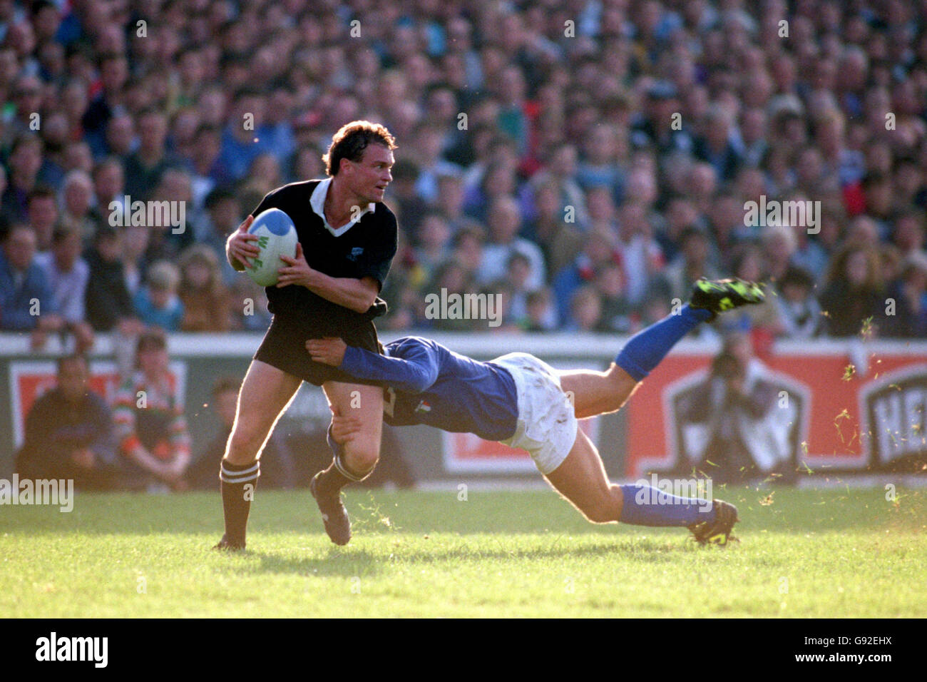Rugby Union - World Cup 1991 - Pool A - New Zealand v Italy