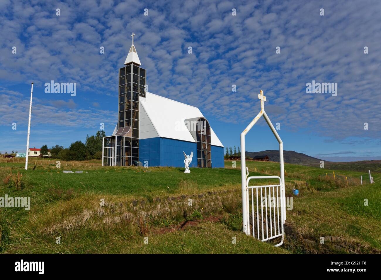 church of Uthlid, Uthlid, Golden Circle, Iceland, europe Stock Photo