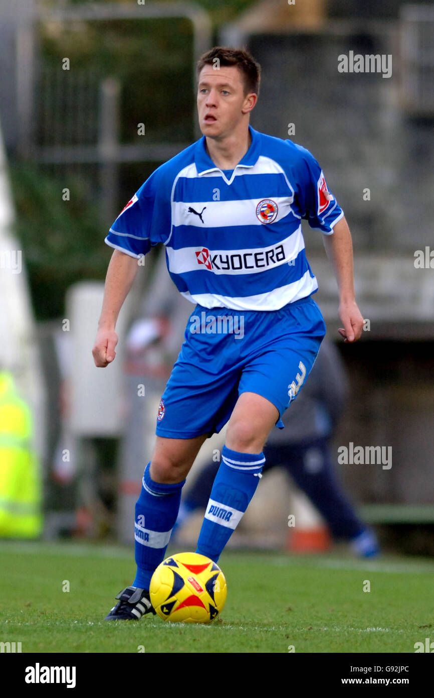 SOCCER Plymouth. Nicky Shorey, Reading Stock Photo - Alamy
