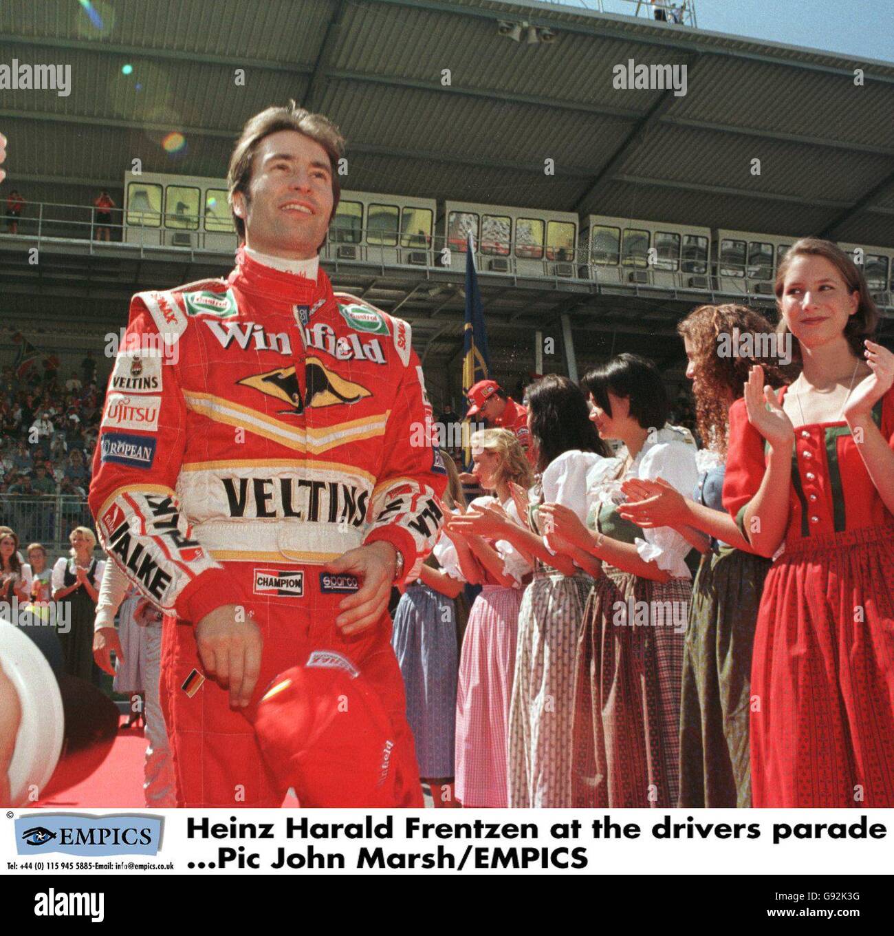 Heinz harald frentzen at drivers parade hi-res stock photography and ...