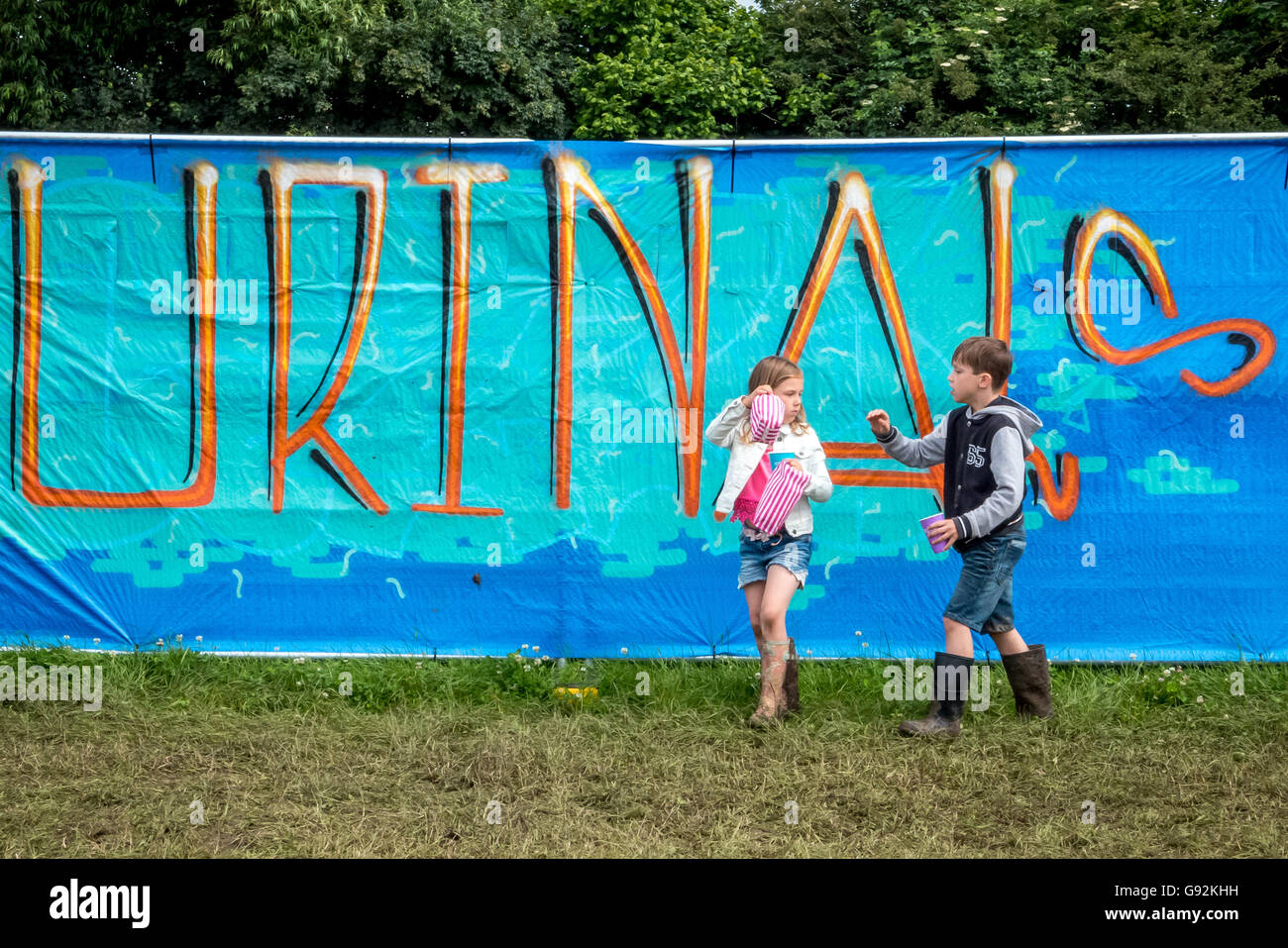 Urinals at The 2016 Glastonbury Festival of Contemporary Performing Arts Stock Photo Alamy