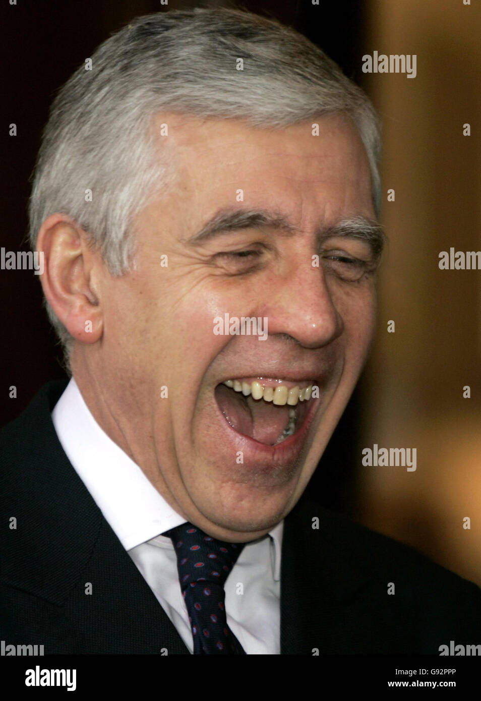 Britain's Foreign Secretary Jack Straw arrives for the first day of a