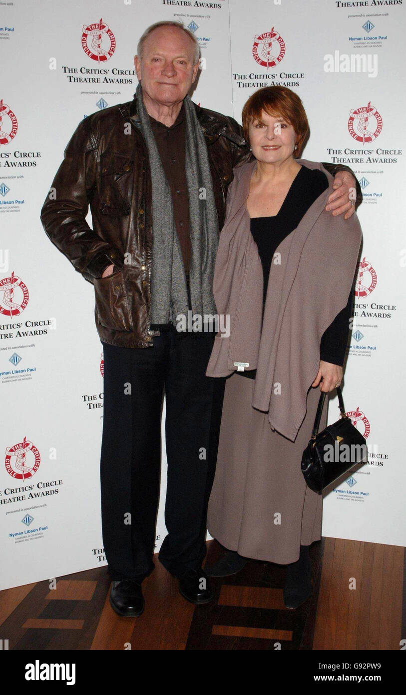 Julian Glover and his wife Isla Blair arrive at the Critics Circle Theatre Awards at the Prince of Wales Theatre in central London, Tuesday 31st January 2006. PRESS ASSOCIATION PHOTO. Photo credit should read: Ian West/PA Stock Photo