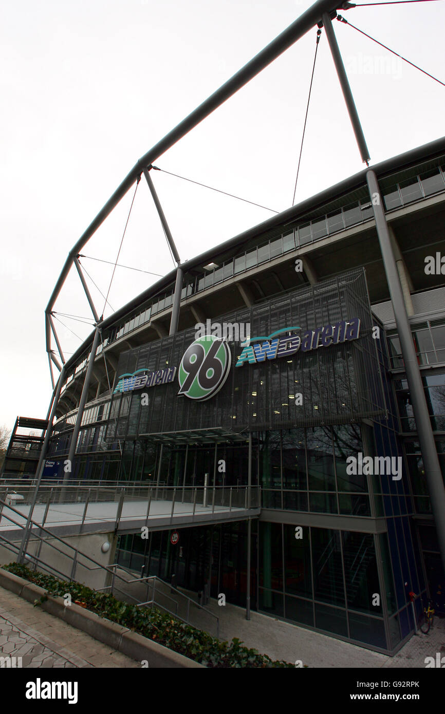 Soccer fifa world cup 2006 stadiums awd arena hanover hires stock