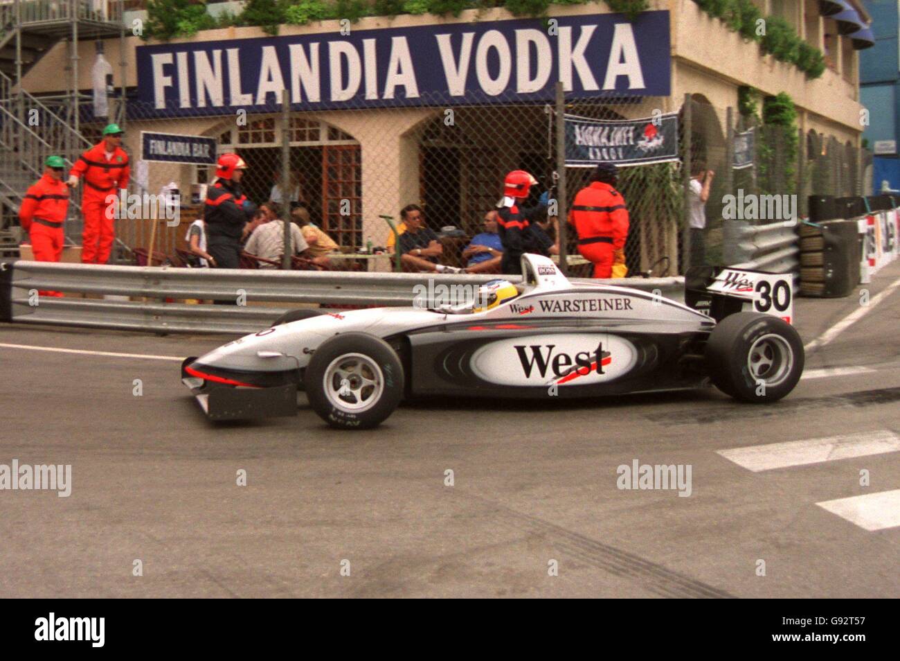 Formula 3000 Motor Racing - Monaco Grand Prix. Nick Heidfeld at Rascasse Stock Photo