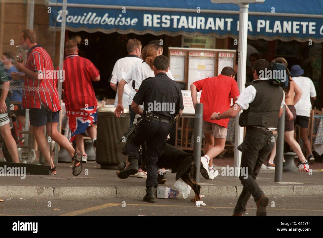 Riot police france marseilles hi-res stock photography and images - Alamy