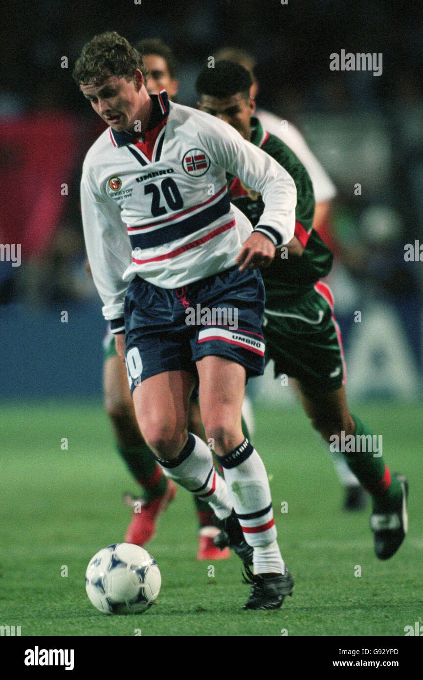 Soccer - World Cup France 98 - Group A - Morocco v Norway