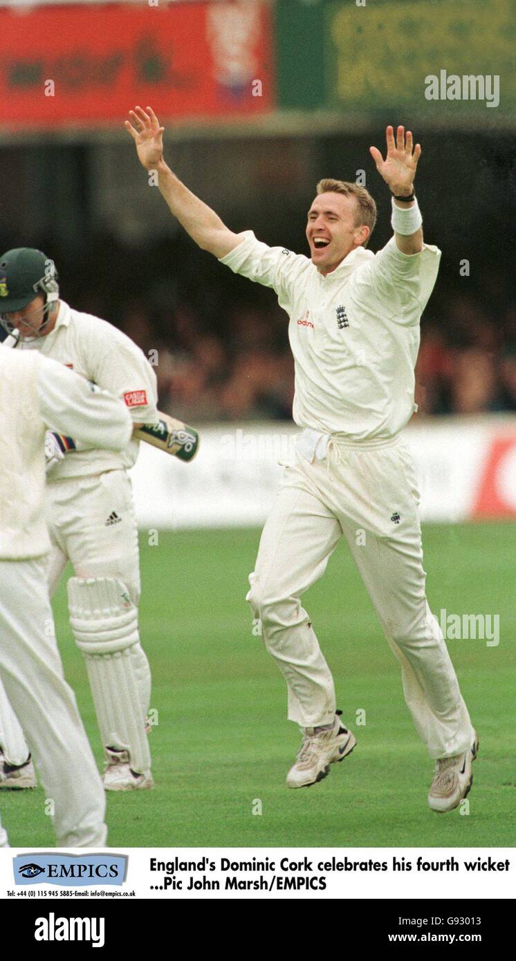 Cricket first test england v south africa lords fourth day hires stock