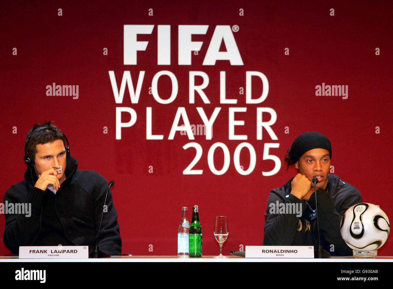 Soccer FIFA World Player of the Year 2005 Zurich Opera House Stock