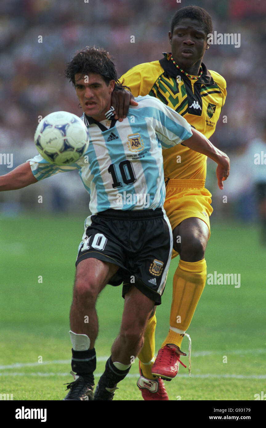 HOT】 98W杯 アルゼンチン(A)#10 オルテガ ORTEGA 半袖 1998フランスW