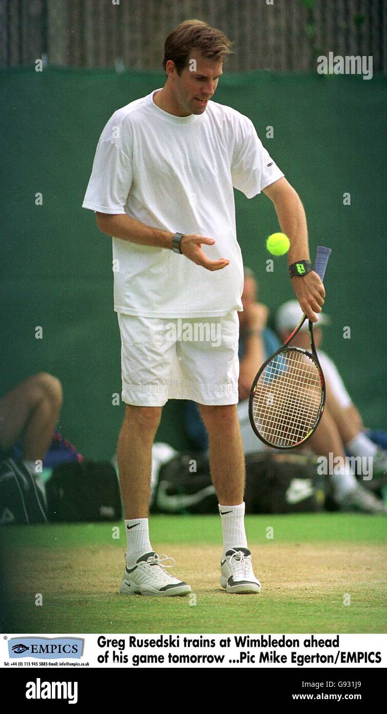 Tennis - Wimbledon Championship Stock Photo