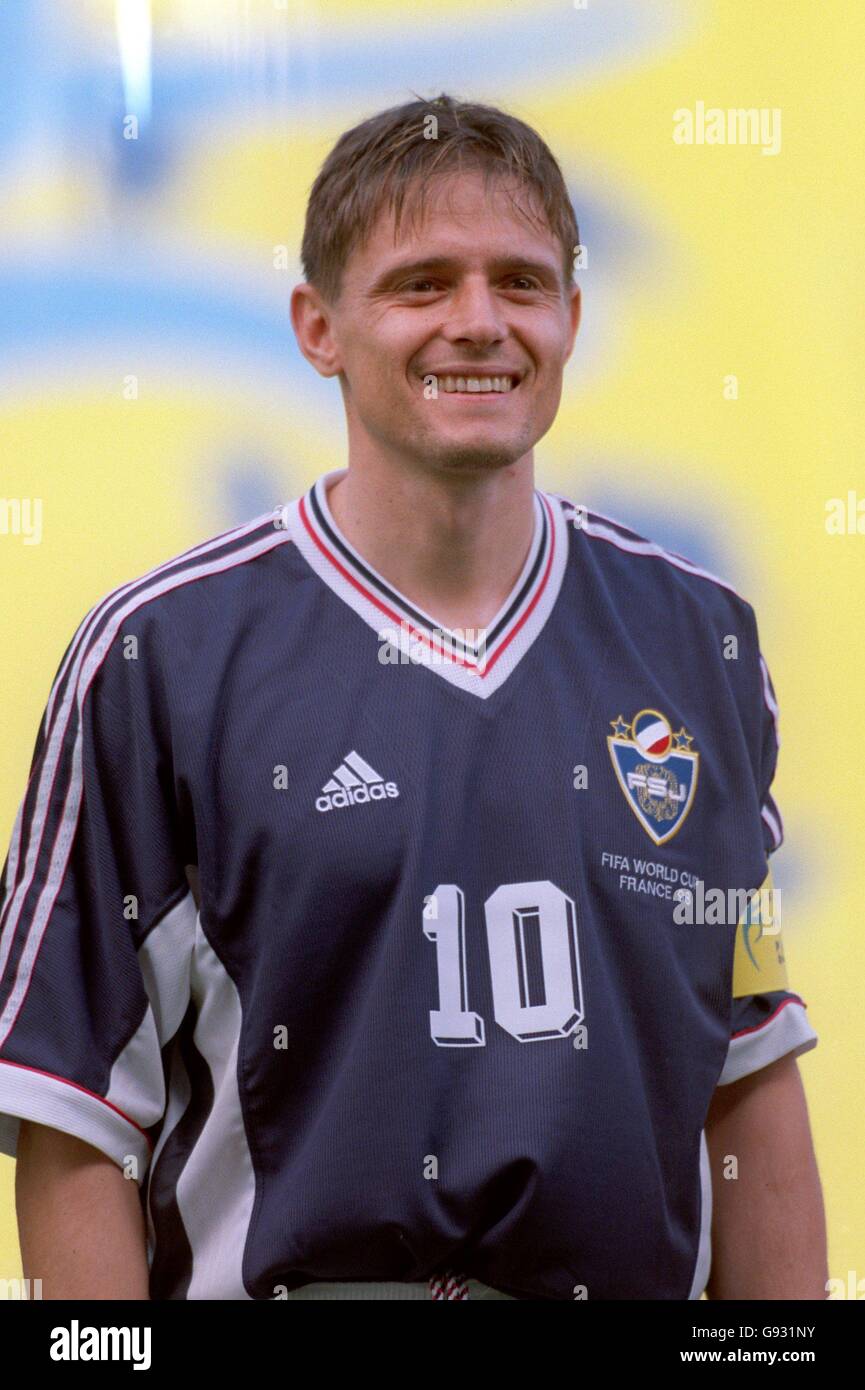 Soccer World Cup France 98 Group F Yugoslavia v Iran Stock Photo