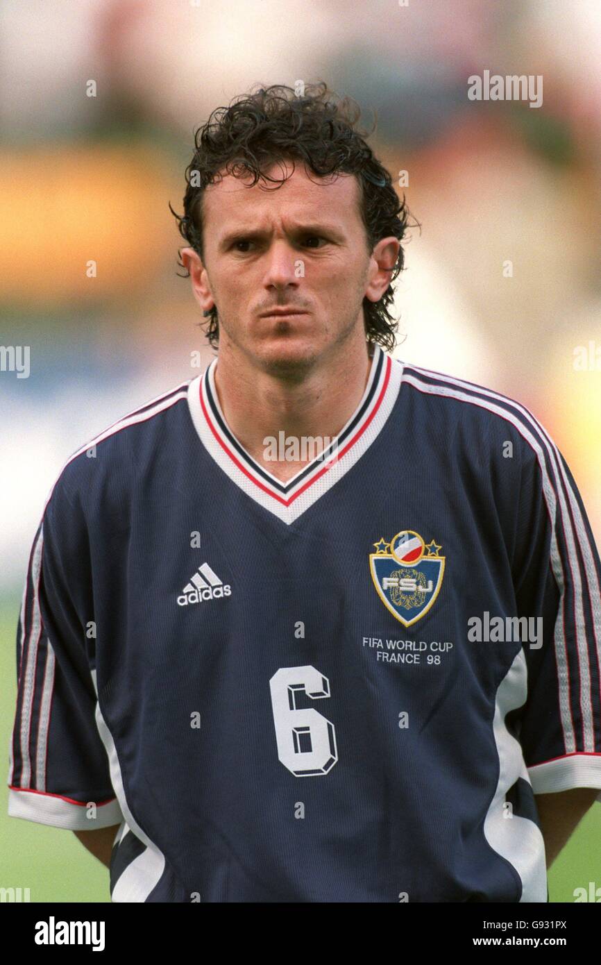Soccer - World Cup France 98 - Group F - Yugoslavia v Iran Stock Soccer - World Cup France 98 - Group F - Yugoslavia v Iran Stock