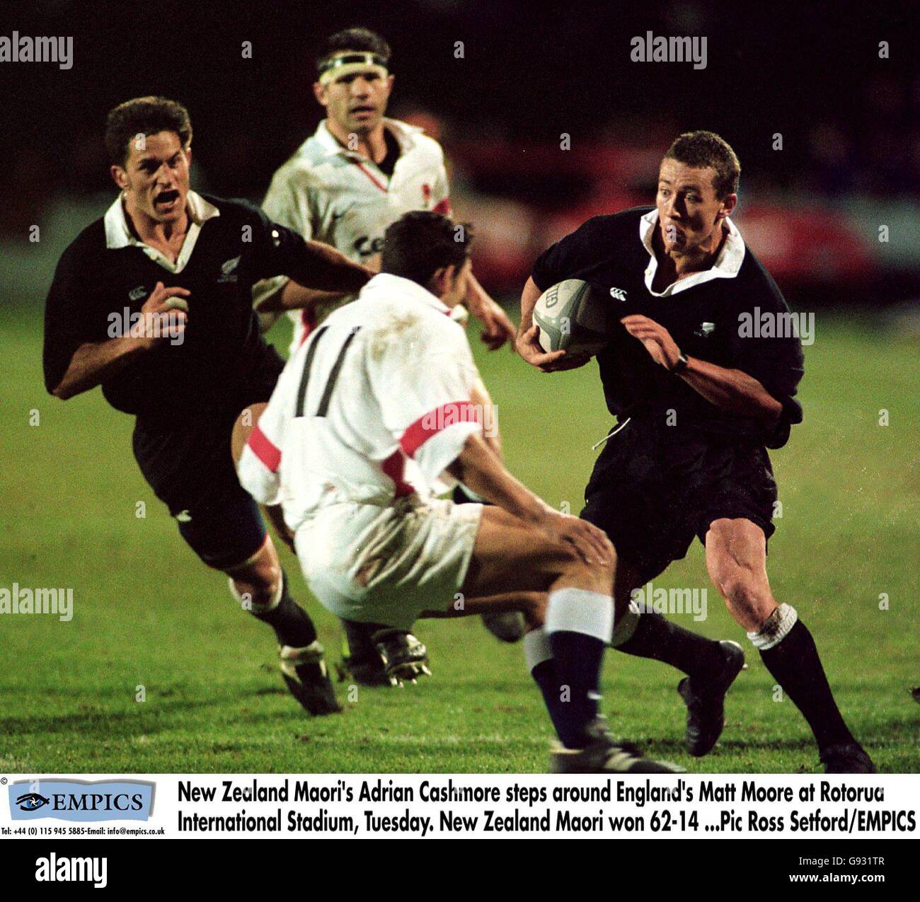 Rugby Union England Tour Of New Zealand England v New Zealand Maori