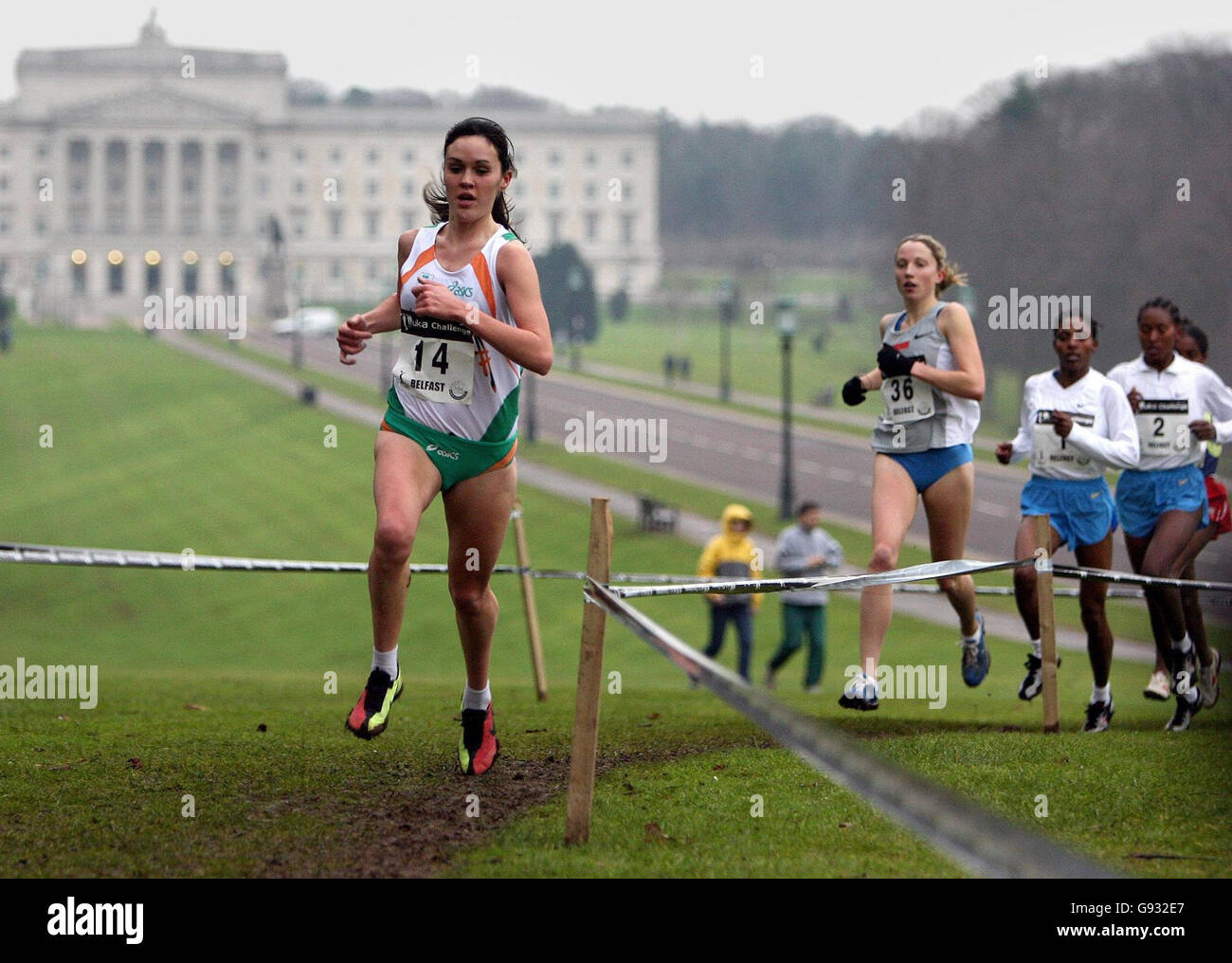 Ireland's Mary Cullen leads the senior and veteran ladies during the International Cross County event at Stormont, Belfast, Saturday January 7, 2006. PRESS ASSOCIATION Photo. Photo credit should read: Paul Faith/PA. Stock Photo