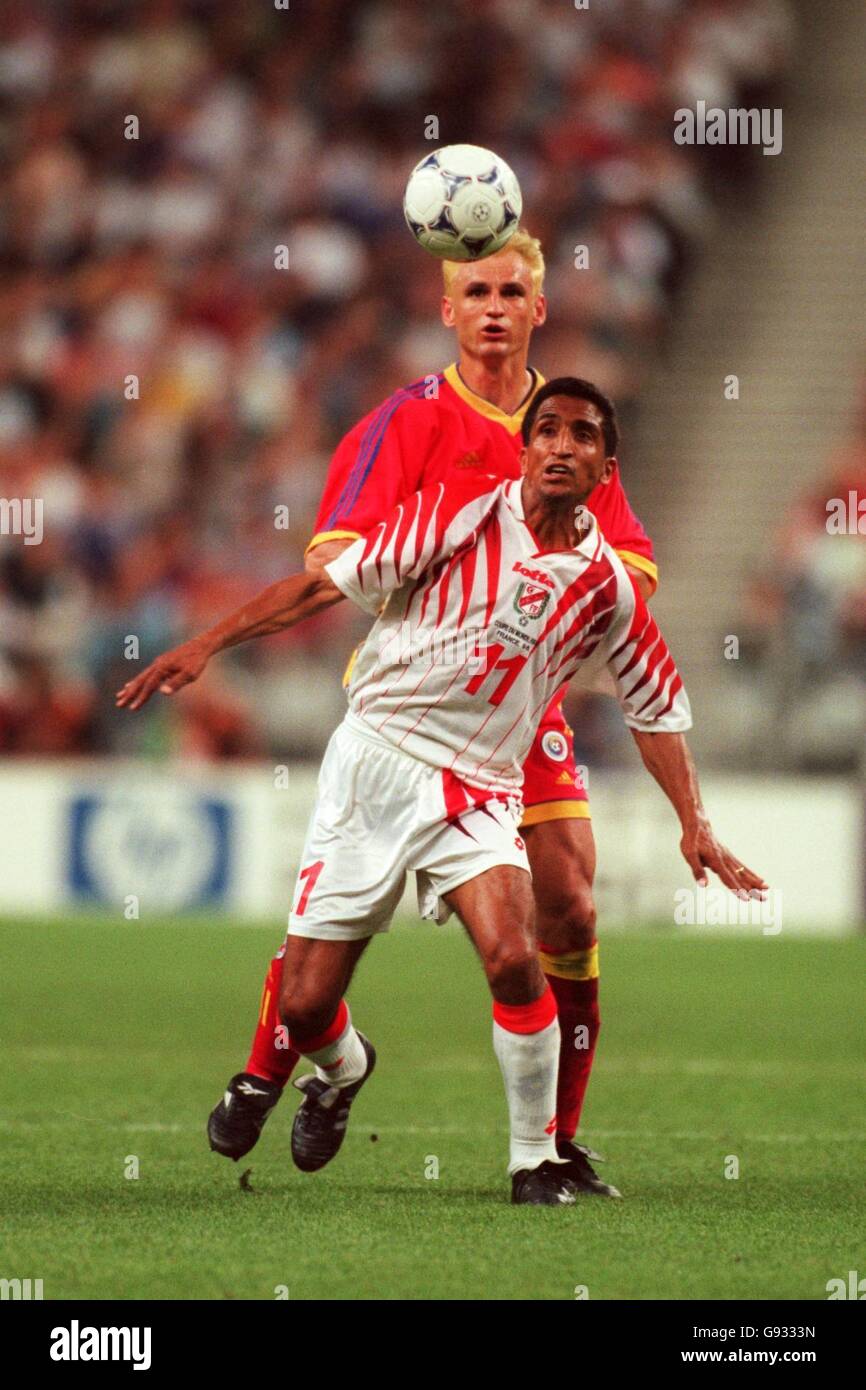 Soccer - World Cup France 98 - Group G - Colombia v Tunisia Stock Photo -  Alamy