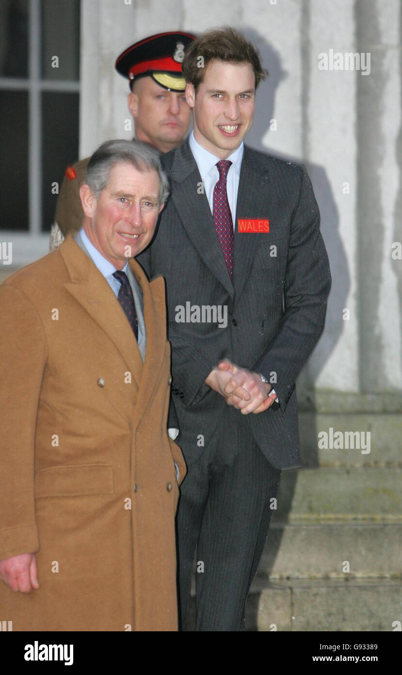 Prince William Royal Military Academy Sandhurst Stock Photo Alamy