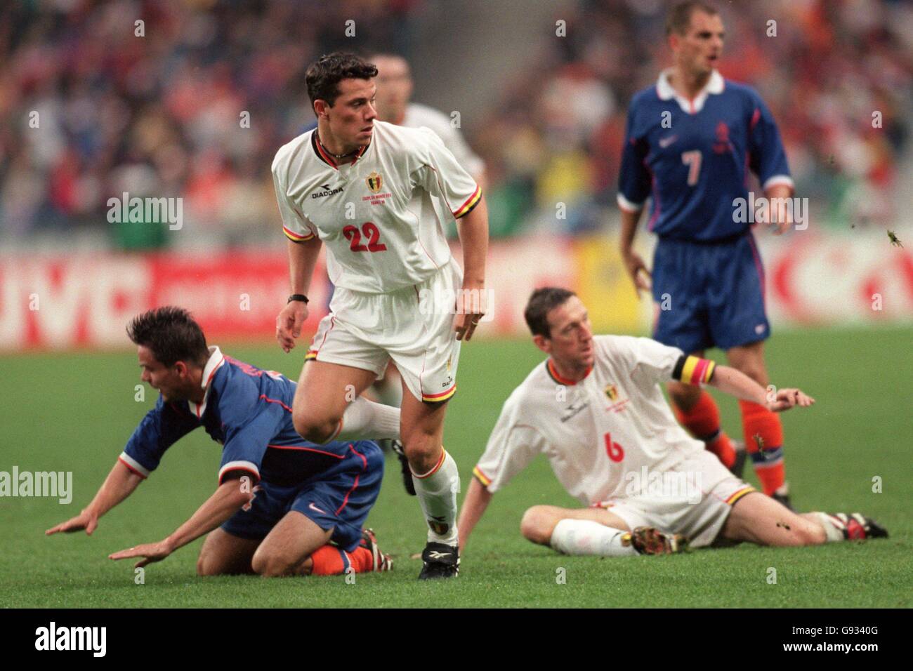 Soccer World Cup France 98 Group E Holland V Belgium Stock Photo Alamy