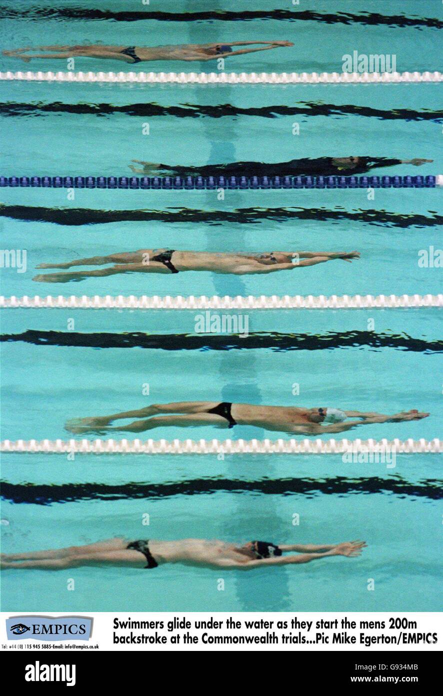 Australia Commonwealth Games Swimming Stock Photo Alamy