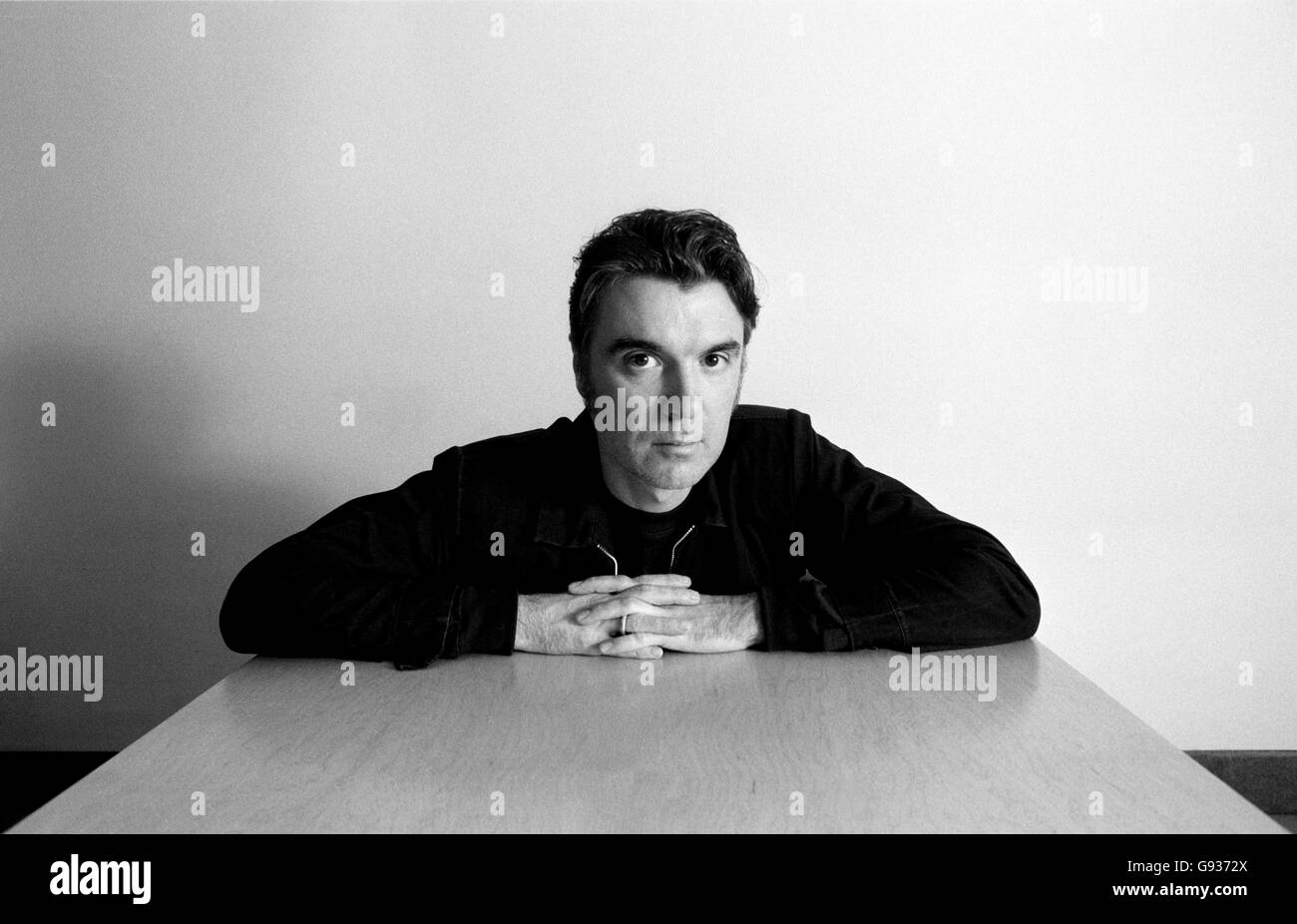 Portrait of David Byrne. Stock Photo