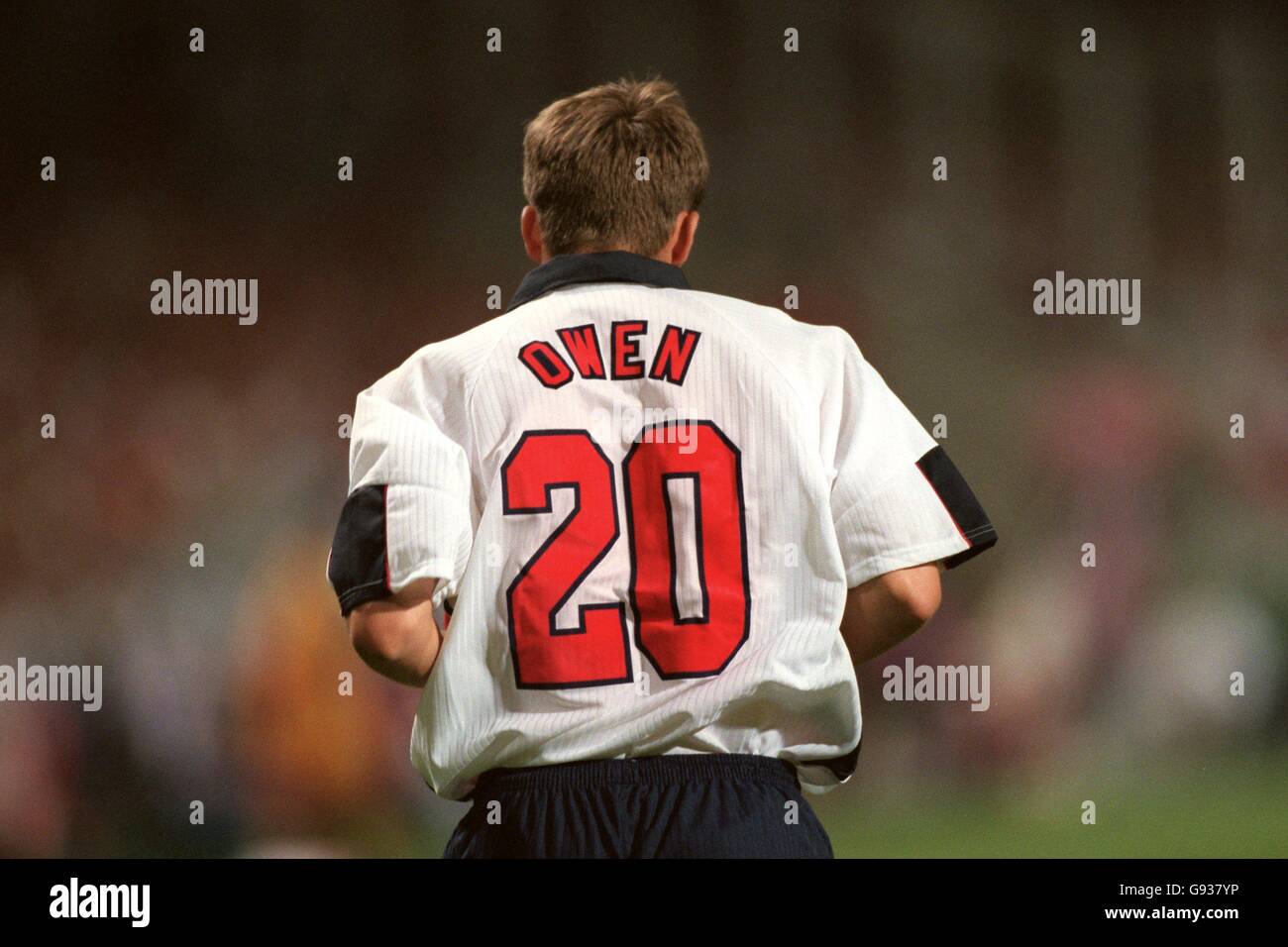 World cup france 98 michael owen hi-res stock photography